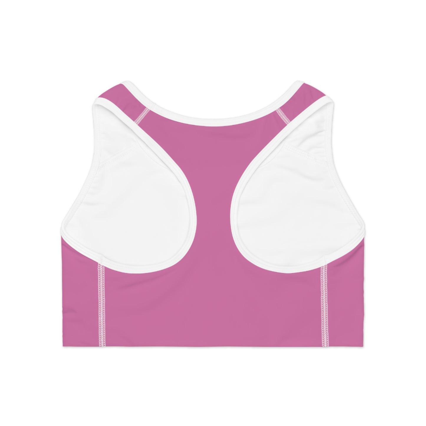 Bama Baddie Sports Bra — Pink Drip Script Activewear