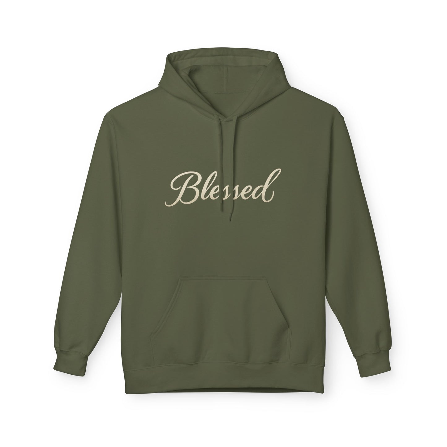Blessed Hoodie with Angel Wings — Spiritual Christian Pullover, Faith-Inspired Gift