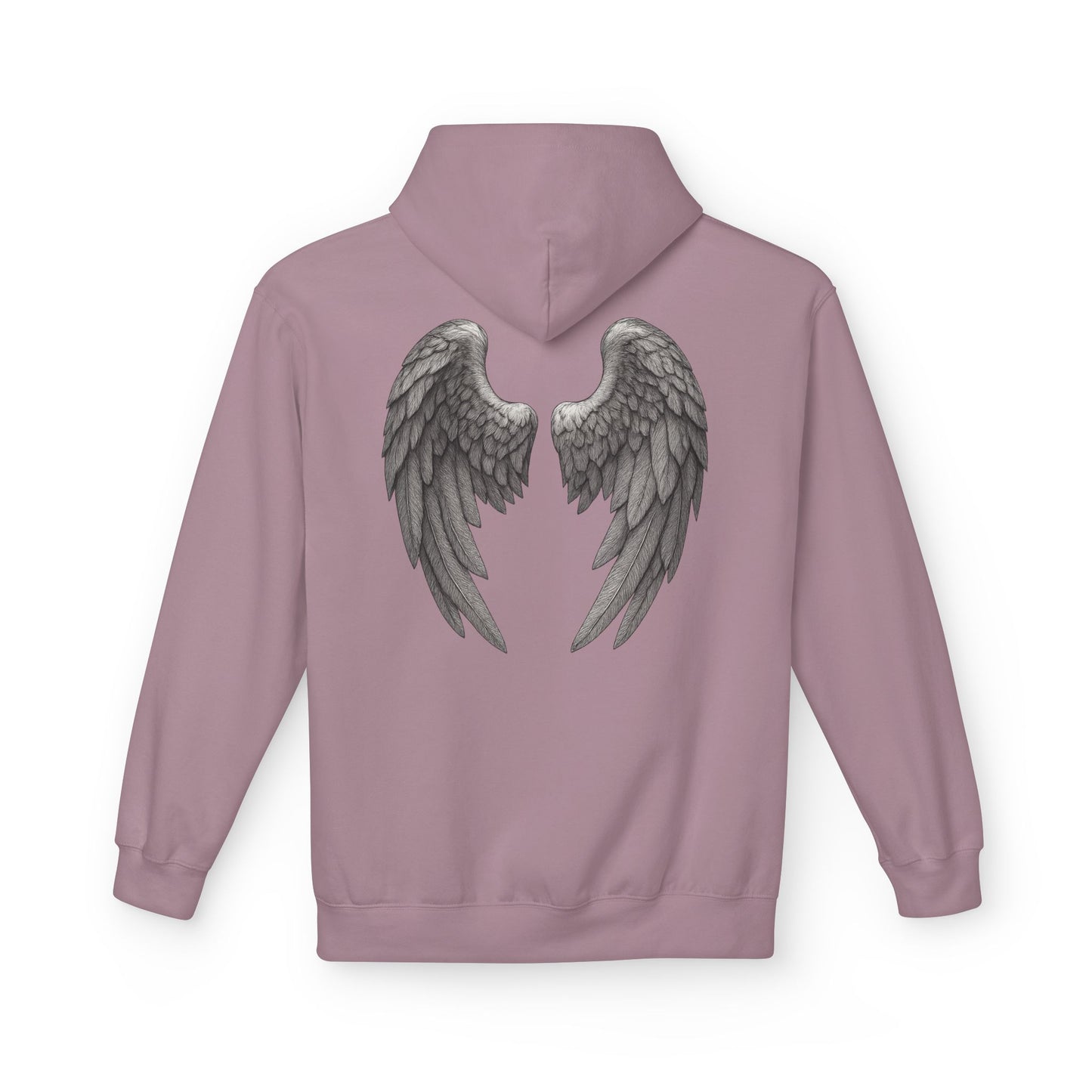 Blessed Hoodie with Angel Wings — Spiritual Christian Pullover, Faith-Inspired Gift