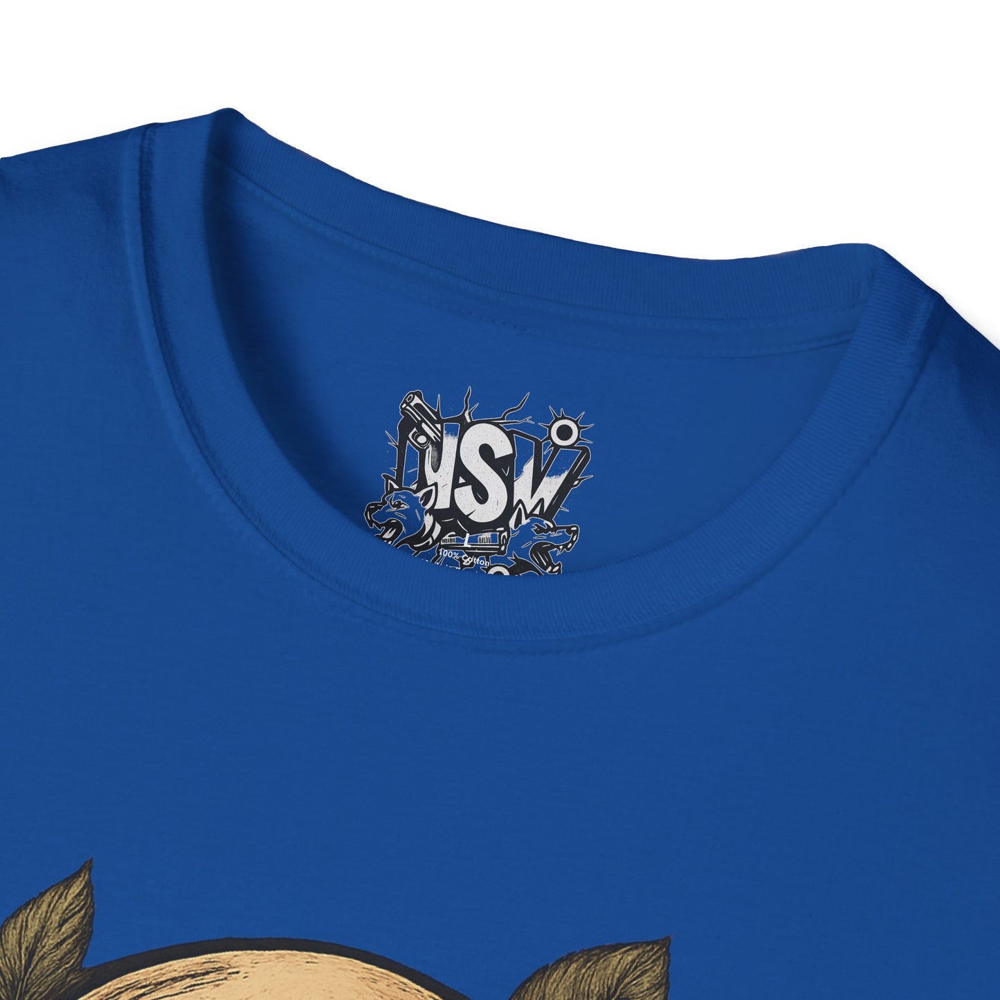 Skull & Roses T-Shirt — Gothic Floral Tee with 'Love, Lust, Loyalty' Back Print