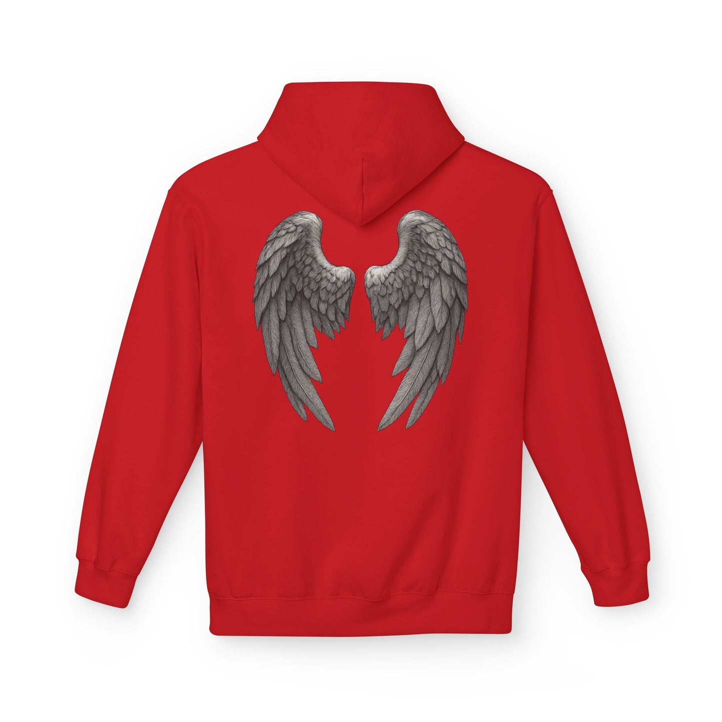 Blessed Hoodie with Angel Wings — Spiritual Christian Pullover, Faith-Inspired Gift