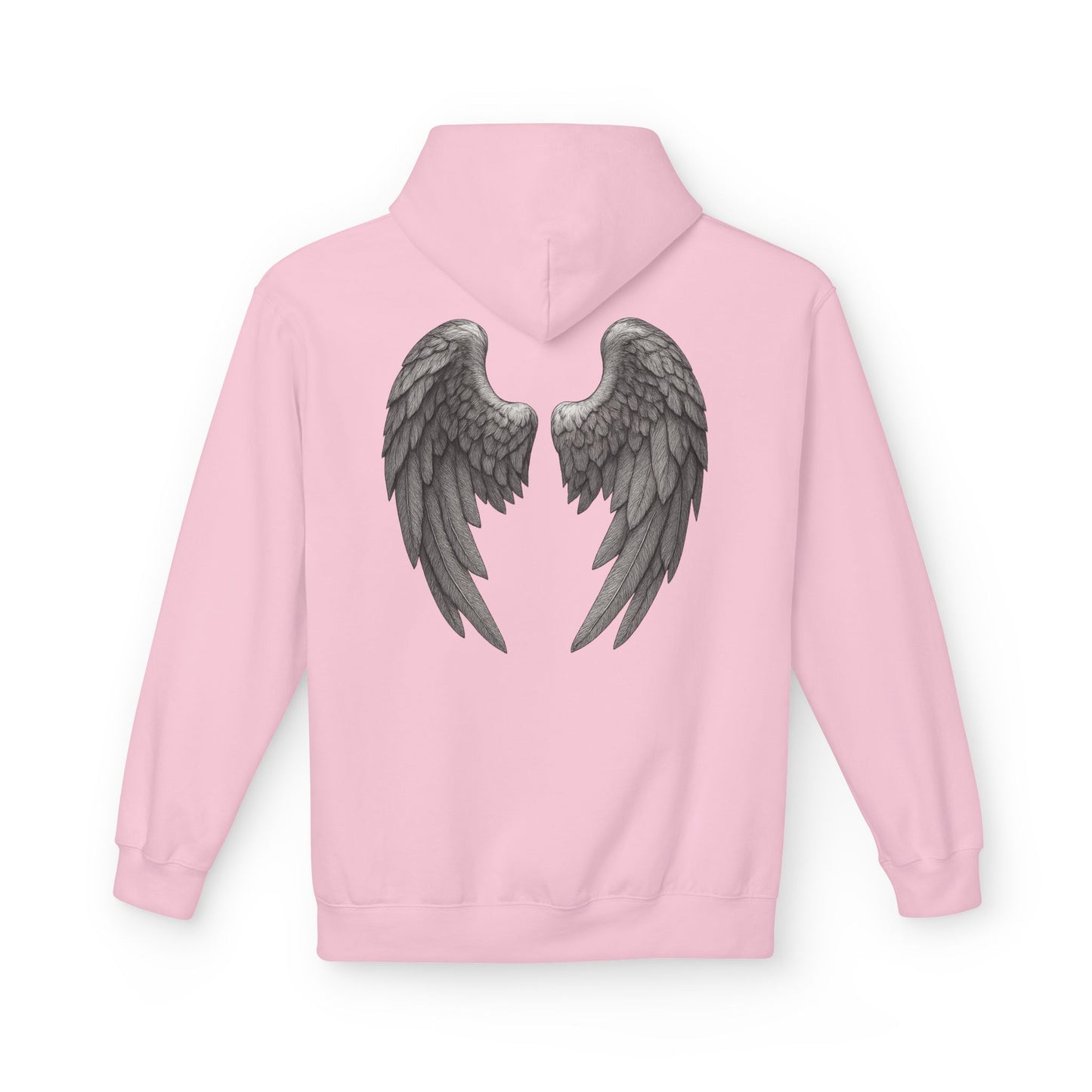 Blessed Hoodie with Angel Wings — Spiritual Christian Pullover, Faith-Inspired Gift