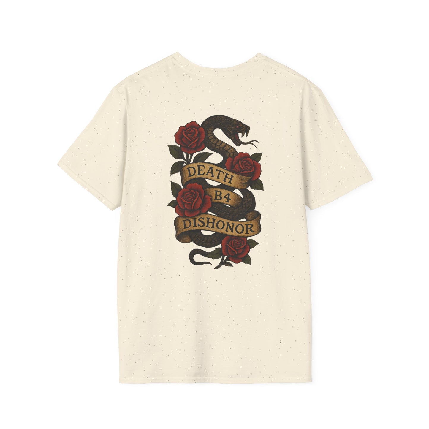 T-Shirt — 'Project Baby' Front & 'Death B4 Dishonor' Snake Tattoo Tee