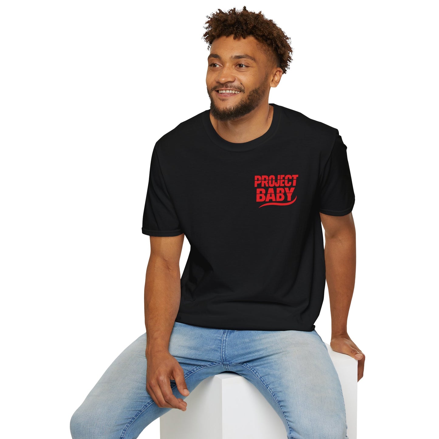 T-Shirt — 'Project Baby' Front & 'Death B4 Dishonor' Snake Tattoo Tee