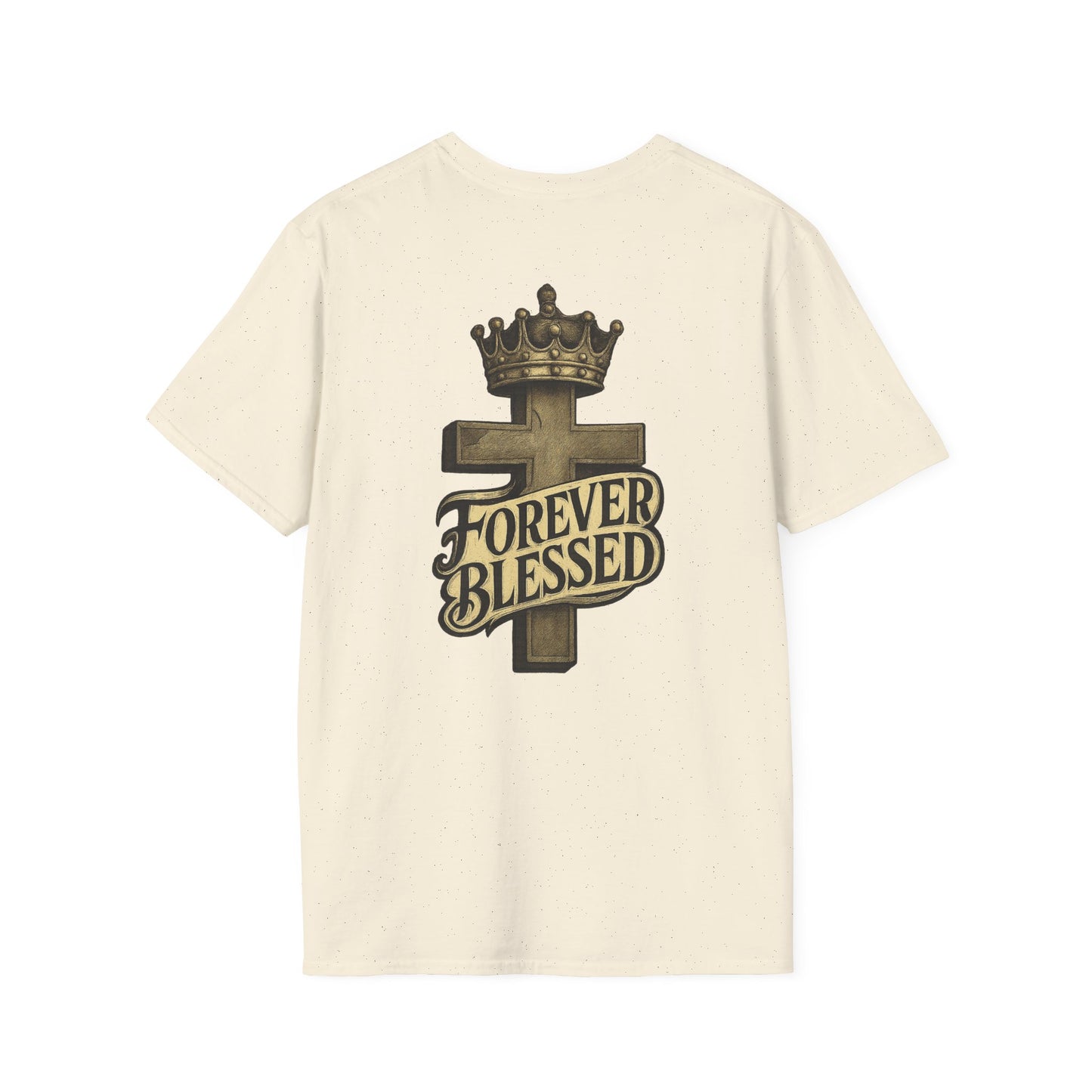 Forever Blessed Cross T-Shirt — Crowned Faith Graphic Tee