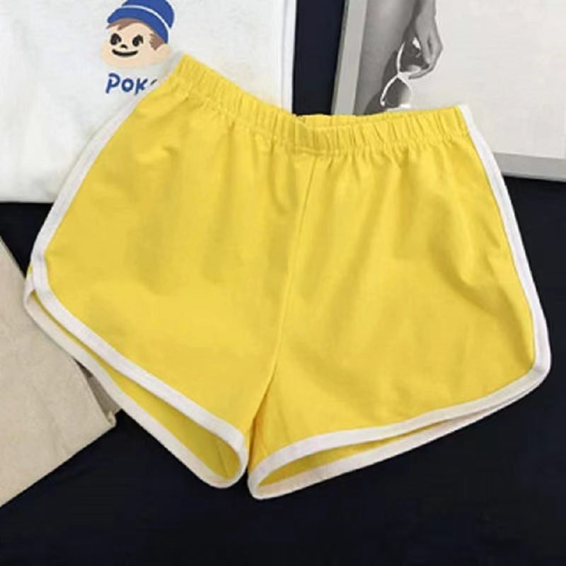 Foreign Trade New Summer Women's Shorts Hot Pants European and American Women's Sexy Sports Shorts Yoga Yoga Pants