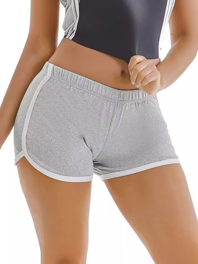 Foreign Trade New Summer Women's Shorts Hot Pants European and American Women's Sexy Sports Shorts Yoga Yoga Pants