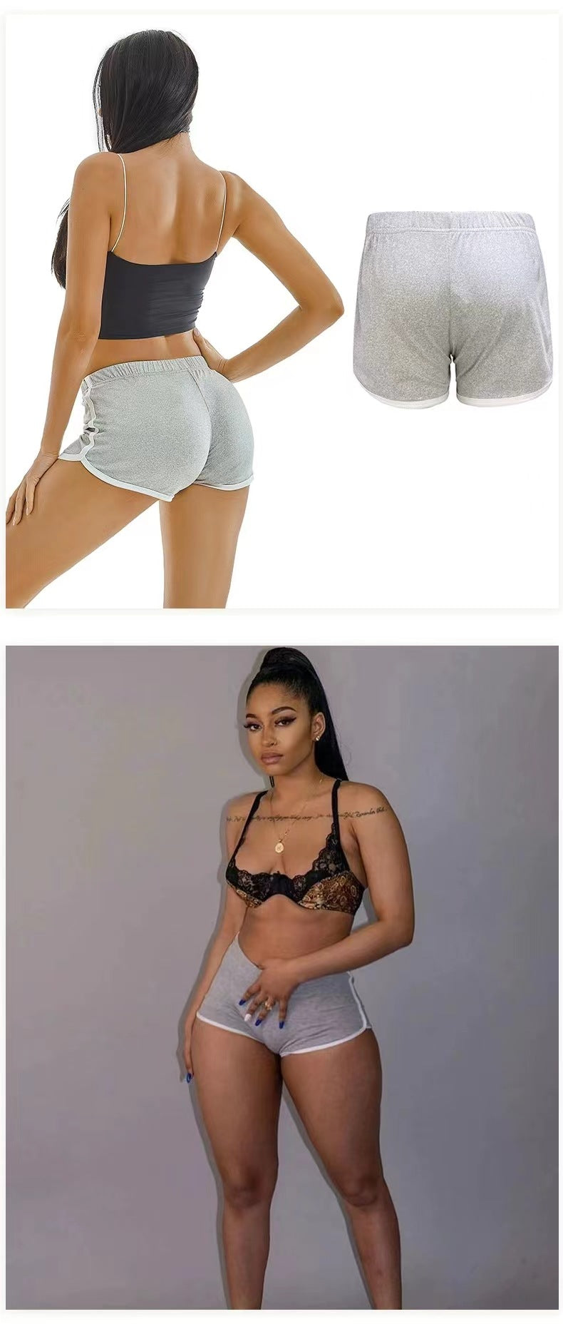 Foreign Trade New Summer Women's Shorts Hot Pants European and American Women's Sexy Sports Shorts Yoga Yoga Pants