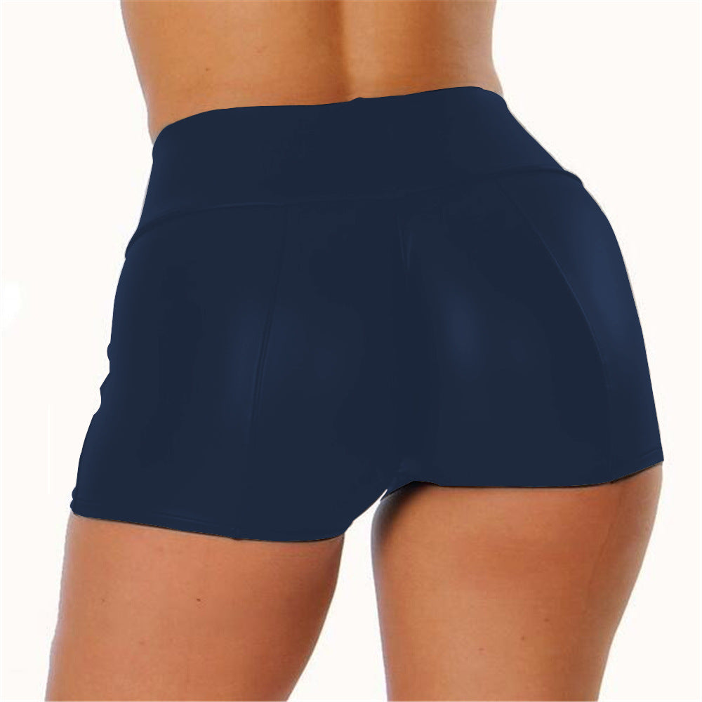 Cross-border explosions leather shorts women PU leather pants women sexy hot pants nightclub shorts DK02