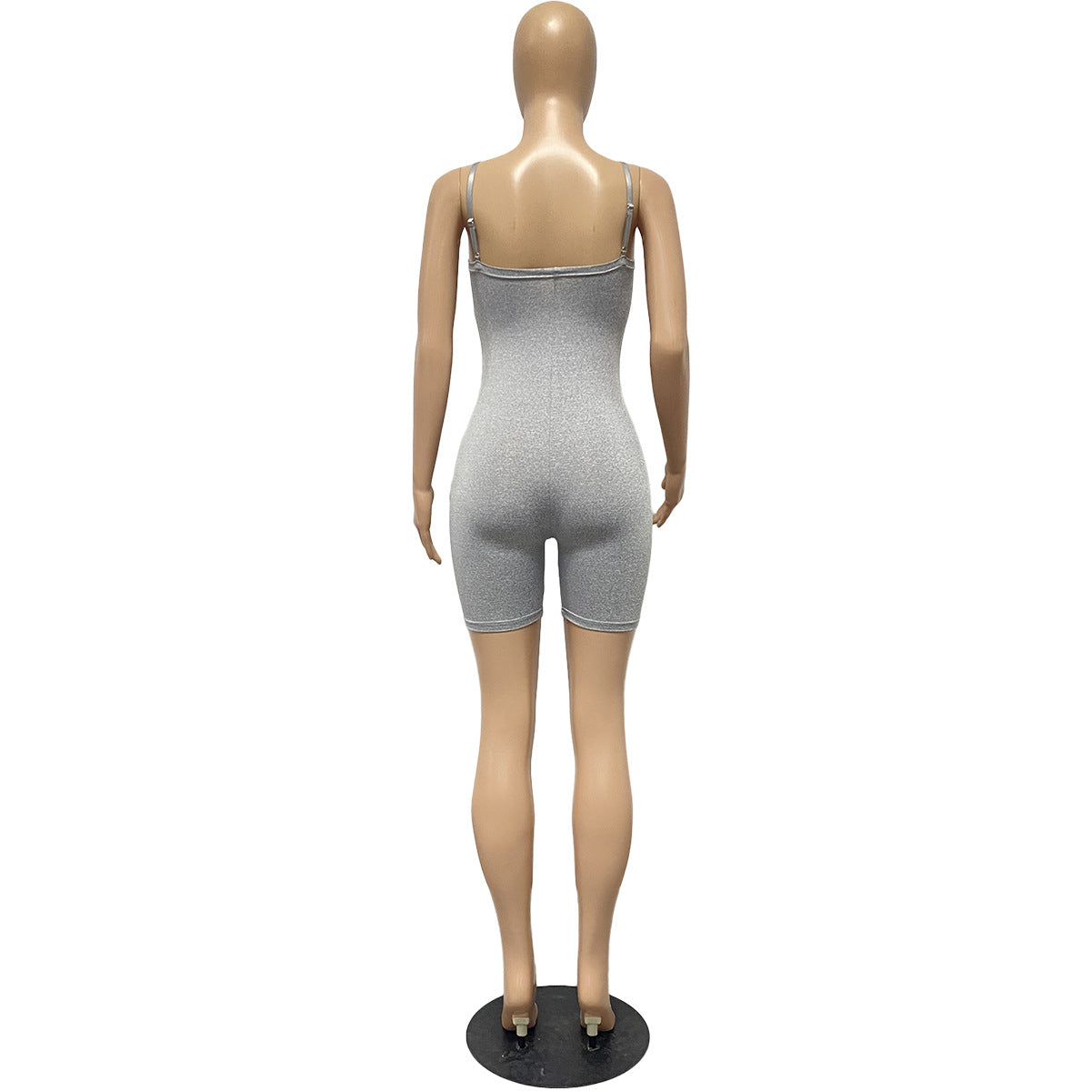 F190 European and American Style 2024 Summer Women's New Sexy Low-Cut Suspenders High-Waist Slim Hip-Hugging One-Piece Shorts for Women