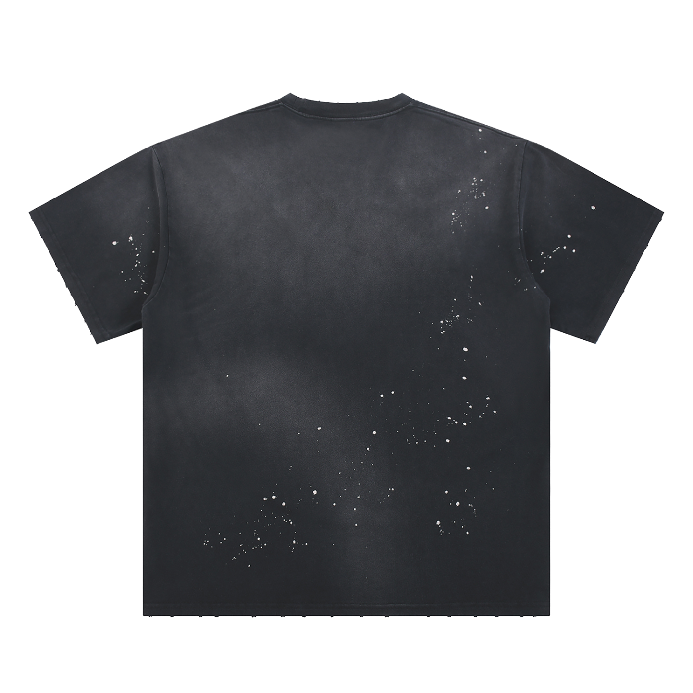 heartless Hand-Frayed Sunfade Paint Splatter T-Shirt
